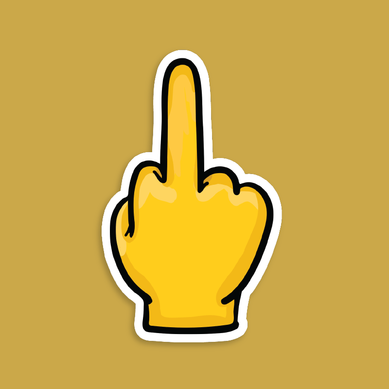 Up Yours 🖕 - Sticker