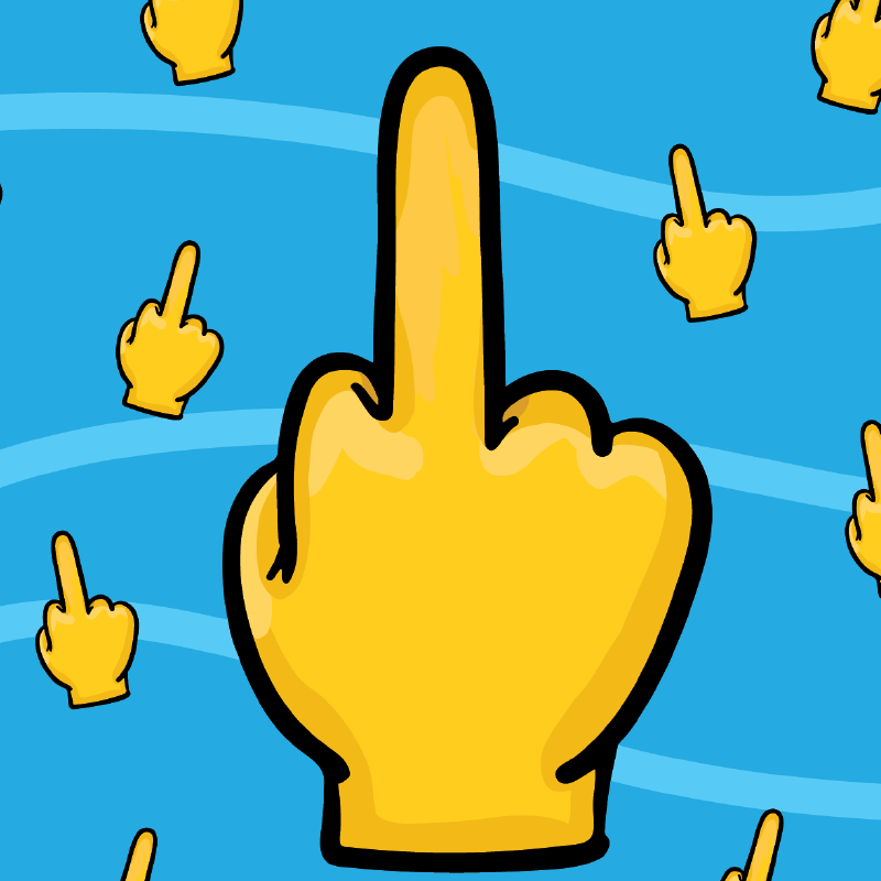 Up Yours 🖕 - Stubby Holder