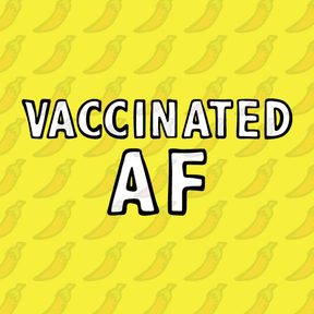 Vaccinated AF 💉 - Unisex Hoodie