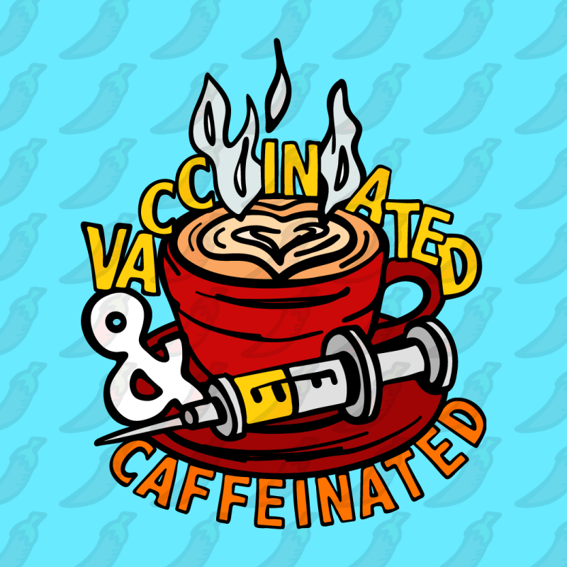 Vaccinated & Caffeinated 💉☕ - Coffee Mug