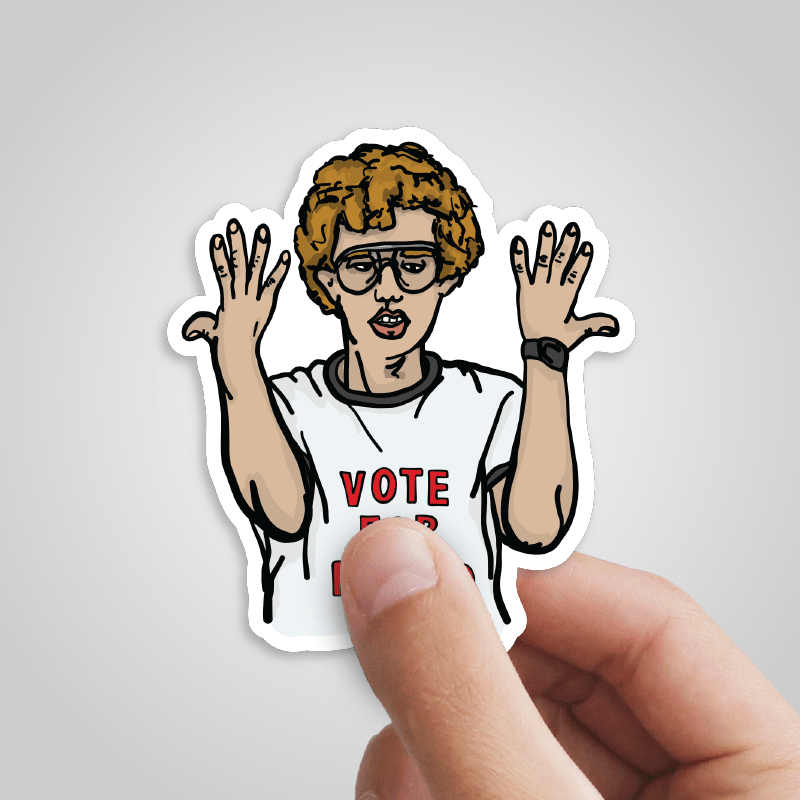 Vote for Pedro 👓 - Sticker
