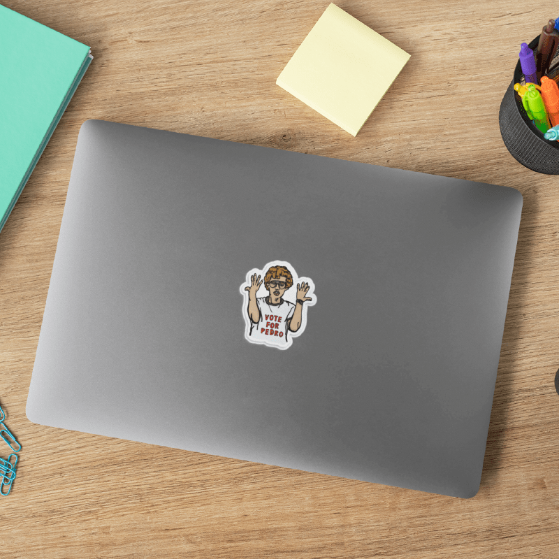 Vote for Pedro 👓 - Sticker