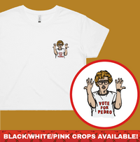 Vote for Pedro 👓 - Women's Crop Top