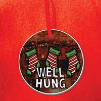 Well hung 🧦🎄 - Christmas Ornament