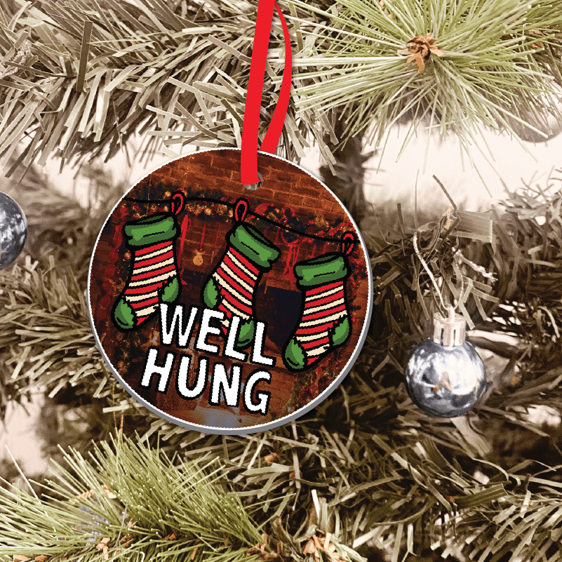 Well hung 🧦🎄 - Christmas Ornament