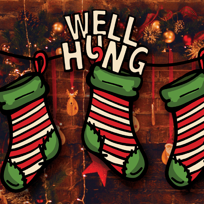 Well Hung 🧦🎄- Stubby Holder