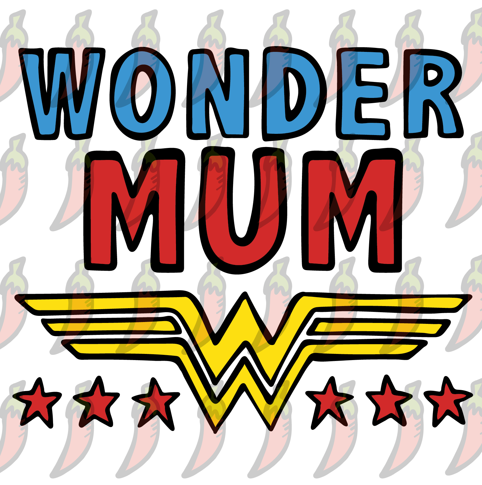 Wondermum 🦸‍♀️ - Men's (Unisex) T Shirt