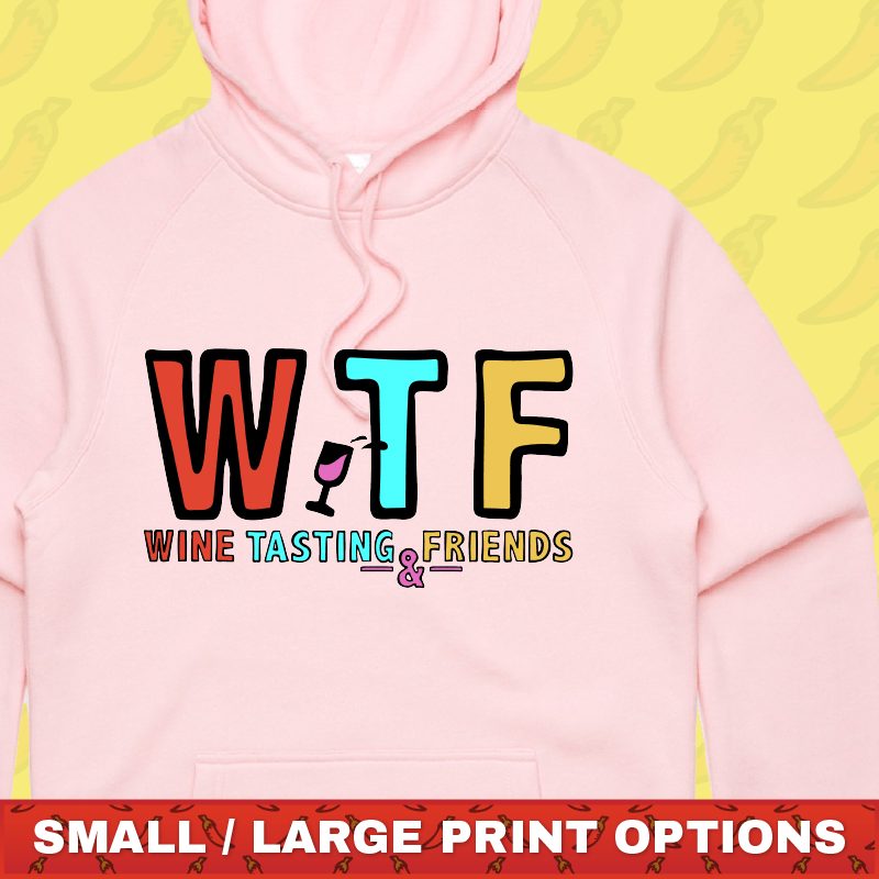 WTF 🍷💅 – Unisex Hoodie