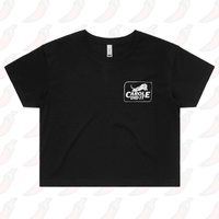 XS / Black Carole Did It 🥩 - Women's Crop Top