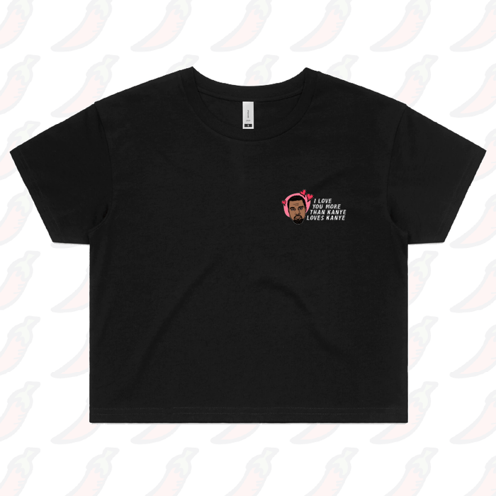 XS / Black Kanye Love 🙌🏿 - Women's Crop Top