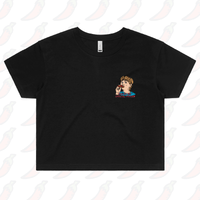 XS / Black Kazoo Kid 🎶- Women's Crop Top