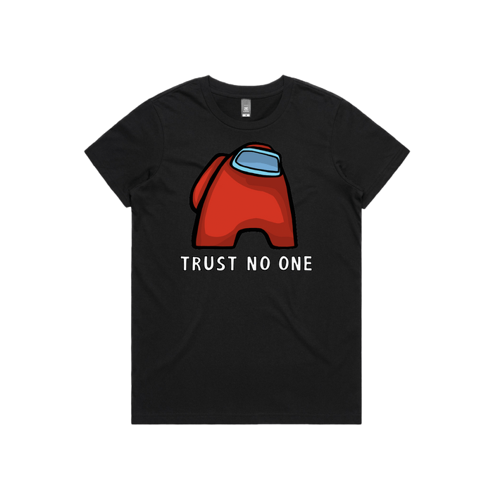 XS / Black / Large Front Design Among Us 👨‍🚀 - Women's T Shirt
