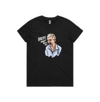 XS / Black / Large Front Design Barking Dog Man 🗣️ - Women's T Shirt