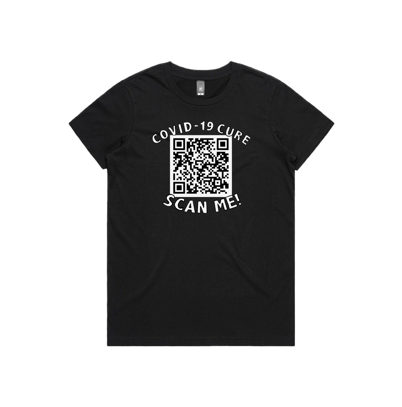 XS / Black / Large Front Design Big Barry UNCENSORED QR Prank 🍆 - Women's T Shirt