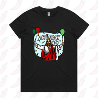 XS / Black / Large Front Design Birthday Boy Christmas 🎉🎄- Women's T Shirt
