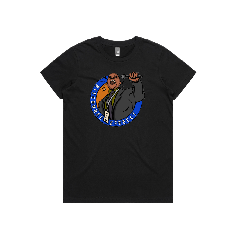 XS / Black / Large Front Design Bitconnect 🎤 - Women's T Shirt