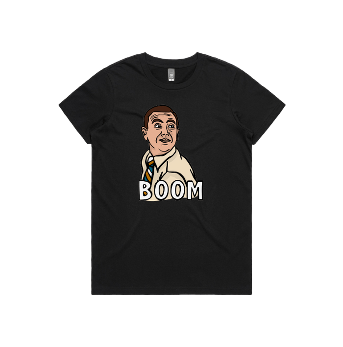 XS / Black / Large Front Design Boom Boyle 🚨 - Women's T Shirt