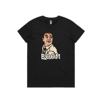 XS / Black / Large Front Design Boom Boyle 🚨 - Women's T Shirt