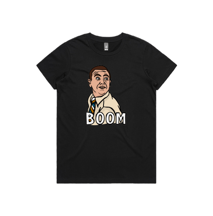 XS / Black / Large Front Design Boom Boyle 🚨 - Women's T Shirt