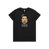 XS / Black / Large Front Design Channing Potatum 🥔 - Women's T Shirt