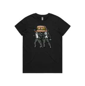 XS / Black / Large Front Design Coffin Dance ⚰️ - Women's T Shirt