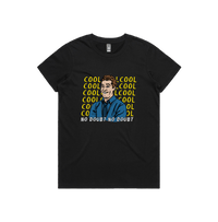 XS / Black / Large Front Design Cool Cool Cool 👮‍♂️ - Women's T Shirt