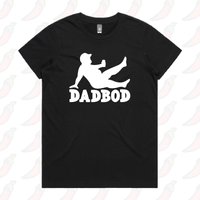 XS / Black / Large Front Design Dad Bod 💪 – Women's T Shirt