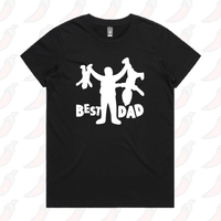 XS / Black / Large Front Design Dad’s Day Care 👨‍🍼 – Women's T Shirt
