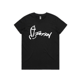 XS / Black / Large Front Design Dictation 📏 - Women's T Shirt