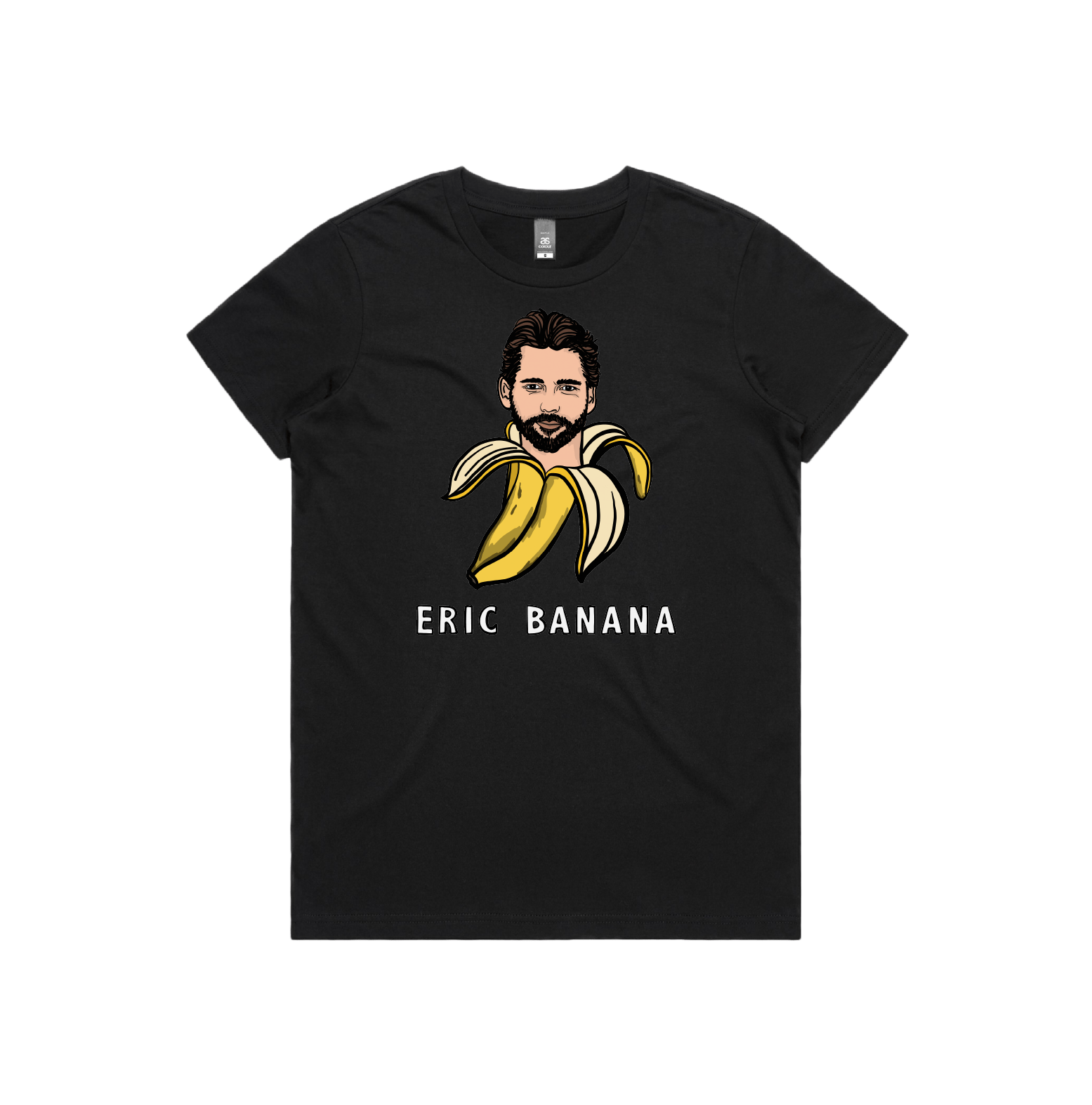 XS / Black / Large Front Design Eric Banana 🍌 - Women's T Shirt