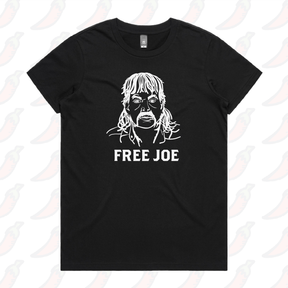 XS / Black / Large Front Design Free Joe 🚔 - Women's T Shirt