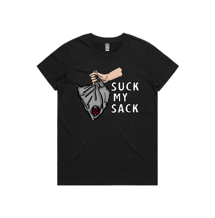 XS / Black / Large Front Design Goon Sack 🍷 - Women's T Shirt