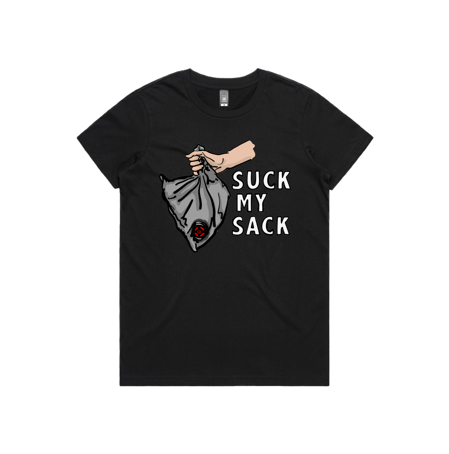 XS / Black / Large Front Design Goon Sack 🍷 - Women's T Shirt