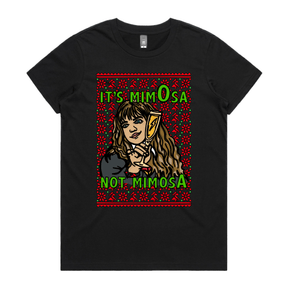 XS / Black / Large Front Design Hermione Mimosa ⚡🥂 – Women's T Shirt