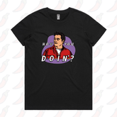 XS / Black / Large Front Design HOW YOU DOIN? 😏- Women's T Shirt