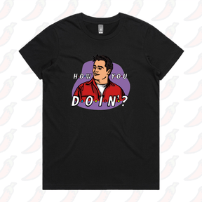 XS / Black / Large Front Design HOW YOU DOIN? 😏- Women's T Shirt