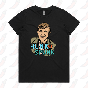 XS / Black / Large Front Design Hunk Of Spunk 👱- Women's T Shirt