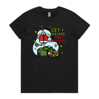 XS / Black / Large Front Design Ibis Christmas 🗑️🎄- Women's T Shirt