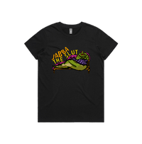 XS / Black / Large Front Design Jabba The Slut ⛓️ - Women's T Shirt