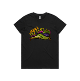 XS / Black / Large Front Design Jabba The Slut ⛓️ - Women's T Shirt