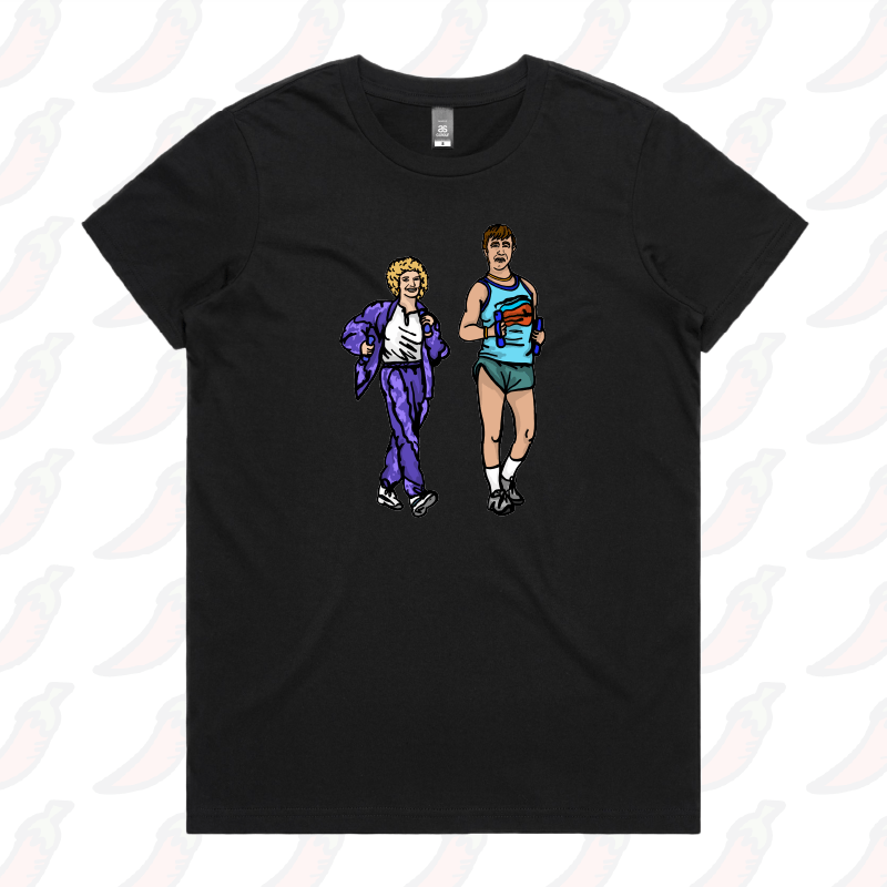 XS / Black / Large Front Design Kath & Kel 🚶‍♀️🚶‍♂️ - Women's T Shirt