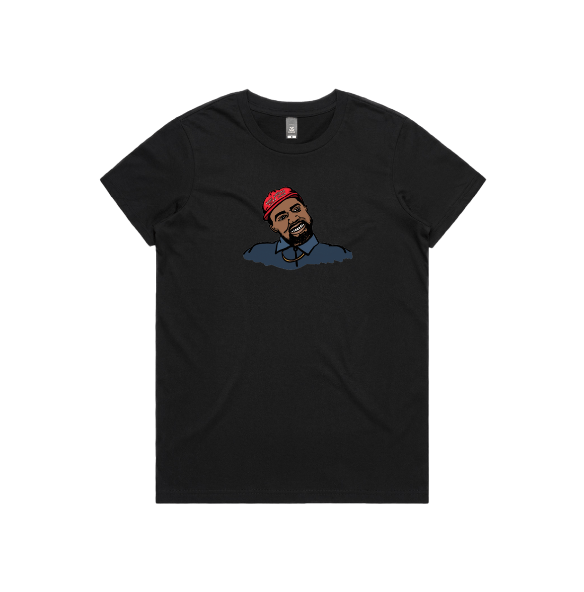 XS / Black / Large Front Design Make America Yeezy Again 🦅 - Women's T Shirt