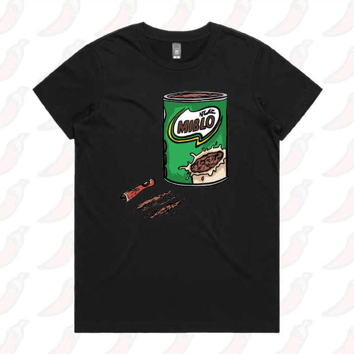 XS / Black / Large Front Design MIBLO 🥛 - Women's T Shirt