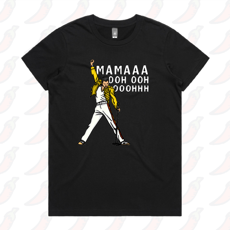 XS / Black / Large Front Design Mummaaaaa 🎙️ - Women's T Shirt