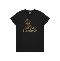 XS / Black / Large Front Design Never Go Full Retard 💥 - Women's T Shirt