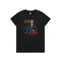 XS / Black / Large Front Design Oh Hi Mark 👋🏻 - Women's T Shirt