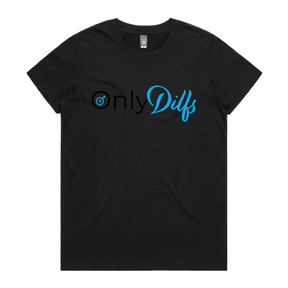 XS / Black / Large Front Design Only Dilfs 👨‍👧‍👦👀 – Women's T Shirt