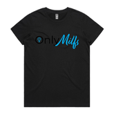 XS / Black / Large Front Design Only Milfs 👩‍👧‍👦👀 – Women's T Shirt