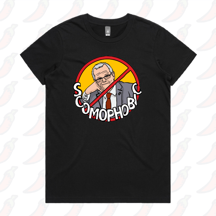 XS / Black / Large Front Design Scomophobic 🚫 - Women's T Shirt