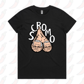 XS / Black / Large Front Design Scromo 🥜🥜  – Women's T Shirt